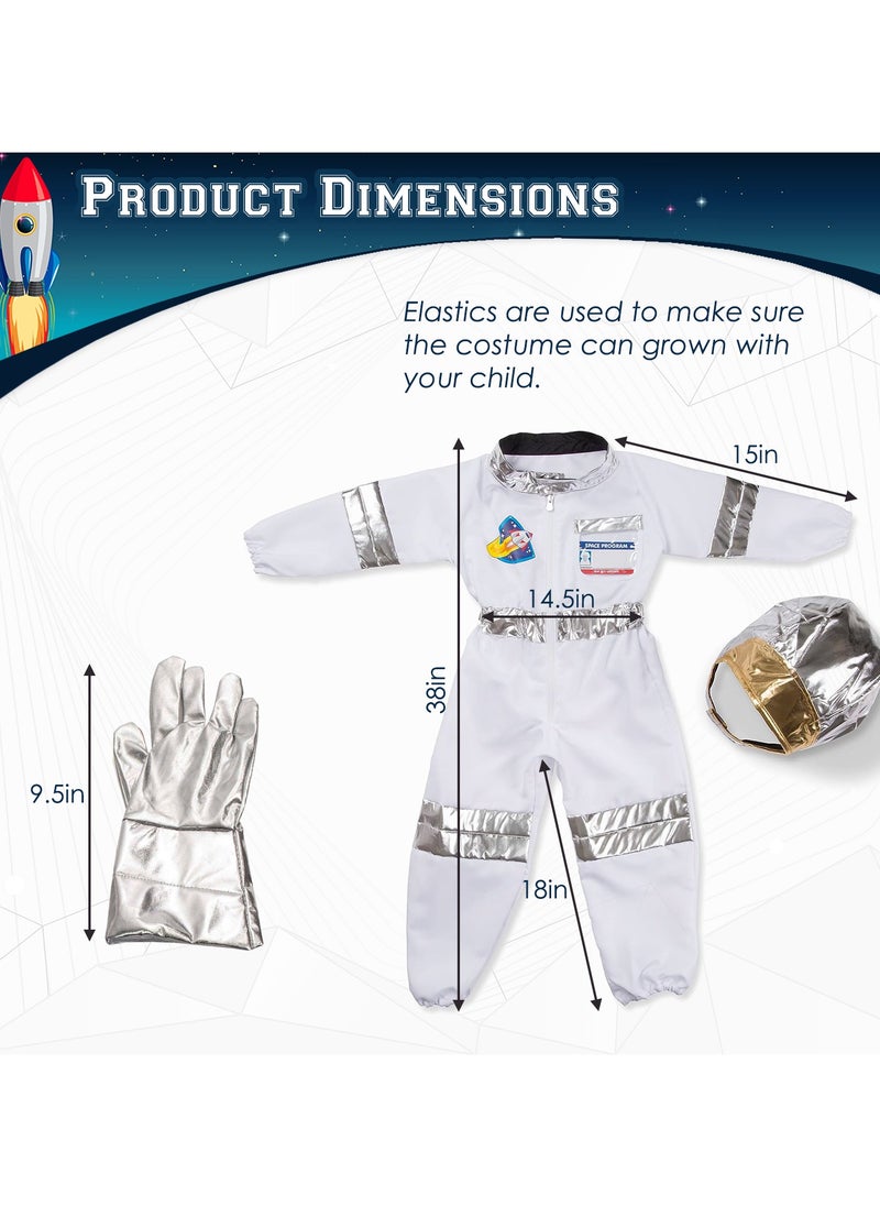 Home Smart Home Smart Children's Astronaut Space Costume for Children Pretend Dress Up Role Play Set Ideal Gift for Boys and Girls  - Image 4