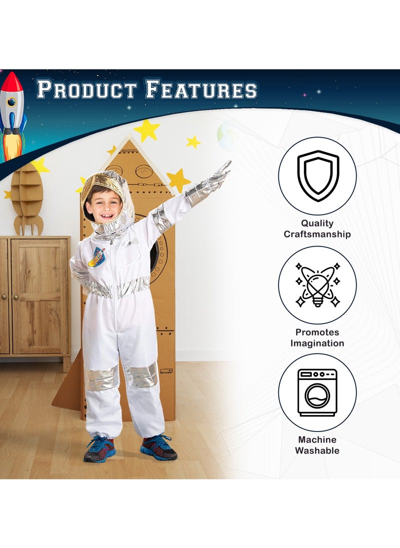 Home Smart Home Smart Children's Astronaut Space Costume for Children Pretend Dress Up Role Play Set Ideal Gift for Boys and Girls  - Image 2