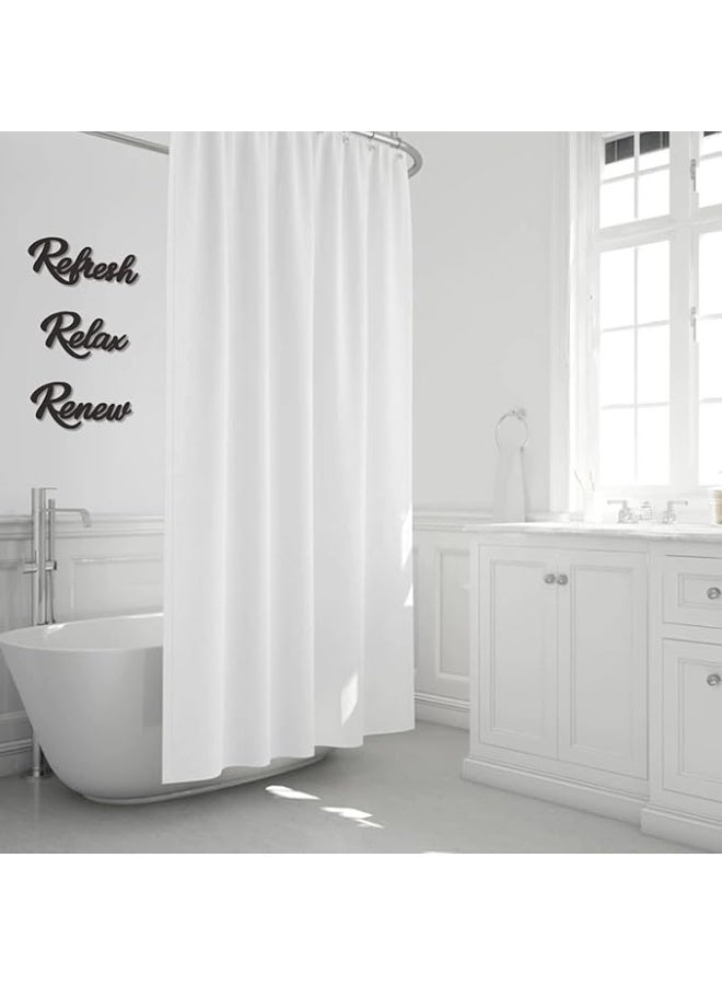 MIRFA Wooden Wall Art With Self Adhesive Base - Black (Relax, Renew, Refresh) - Image 5