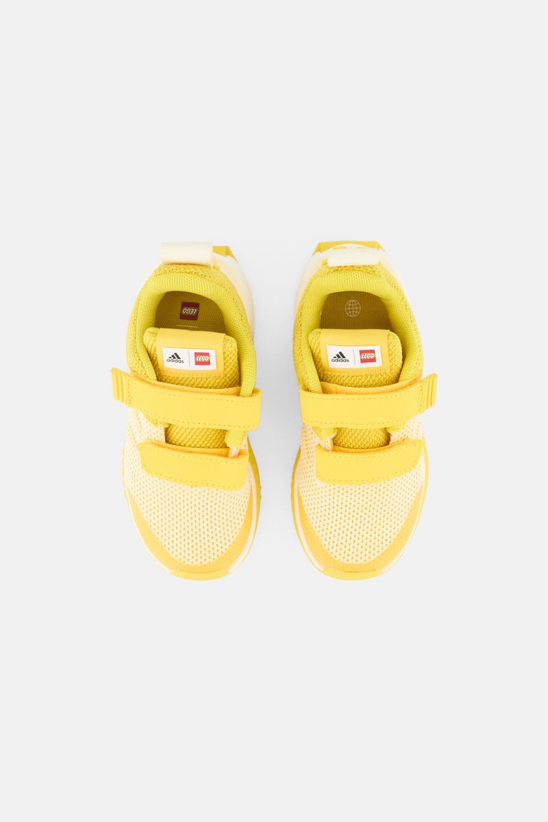 Adidas Adidas x LEGO Toddlers Girl Sport Pro CF Velcro Running Shoes, Yellow  - Image 3