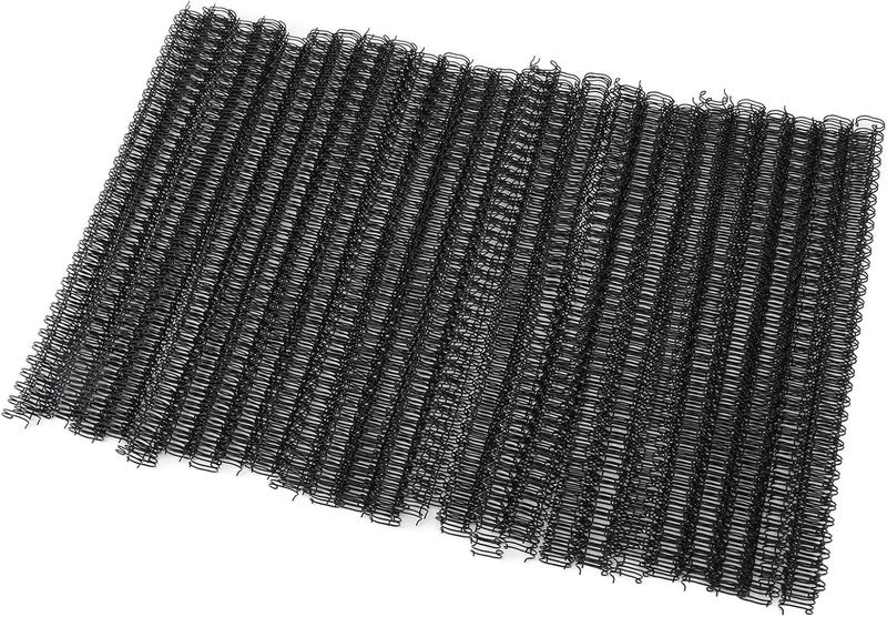 FTVOGUE Double Loop Wire Binding Spine 34 Loop Metal Wires 60 Sheets Capacity for Documents Reports 360 Degree Rotation Pitch 3 1 Students Teachers Classroom Supplies (Black) - Image 4