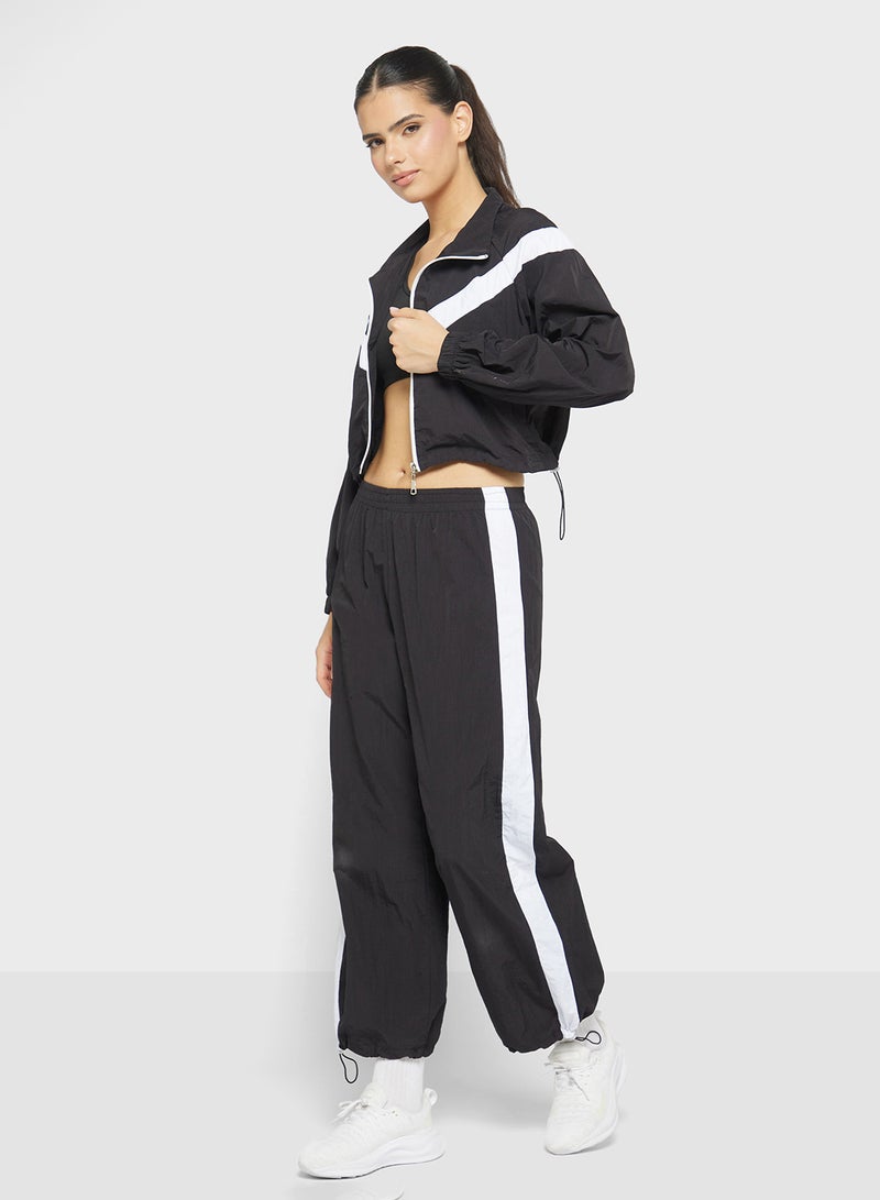 فورورد بدلة رياضية بسحاب وألوان متضاربة - Image 1