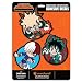Open Road Brands My Hero Academia Adhesive Vinyl Decals Fun Set of My Hero Academia Stickers for Car Laptop or Water Bottle 1 Pack 3 Count - Image 2