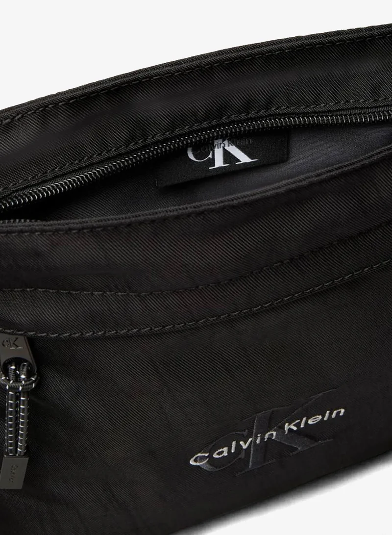 Calvin Klein Black Nylon Monogram Logo Flatpack for Men | Best Price UAE
