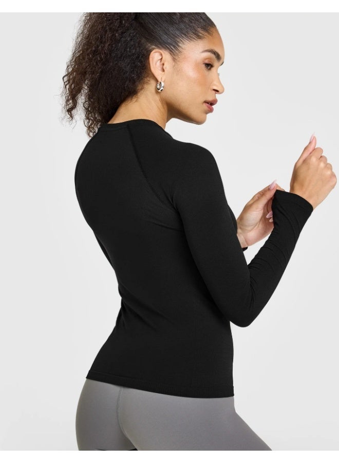 Oneractive Seamless Fitted Long Sleeve Top - Image 4