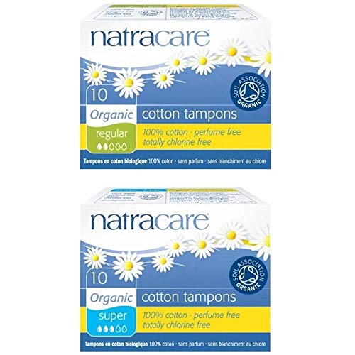 Natracare 2000 Organic All Cotton Non-Applicator Tampons 20 Count, 3 pack - Image 3