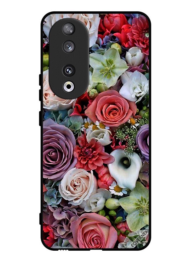 Covernex Protective Case Cover For Honor 90 Roses & Leaves Pattern - Image 1