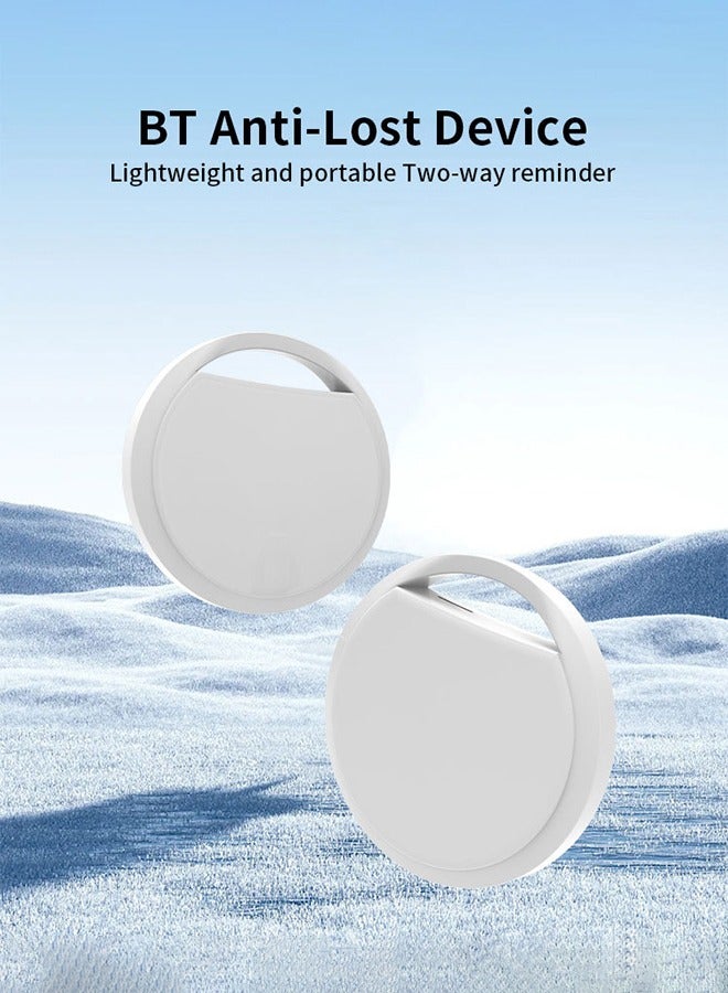 Smart Tracker Item Finder for phone Find My (iOS Only), Super MINI Size Key Finder Item Locator for Luggage,Wallet,Bicycle and More, IPX6 Waterproof Works Like (white）  - Image 2
