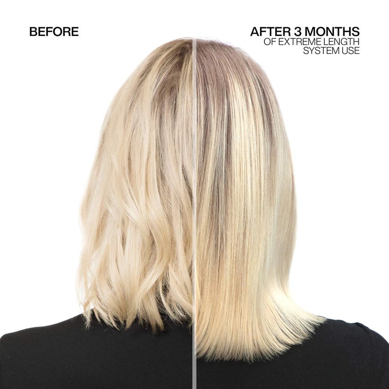 Redken Extreme Length Conditioner For Damaged Hair - Fortifies, Strengthens and Conditions Hair, Infused With Biotin & Castor Oil For Hair Growth, 10.1 Fl Oz - Image 5