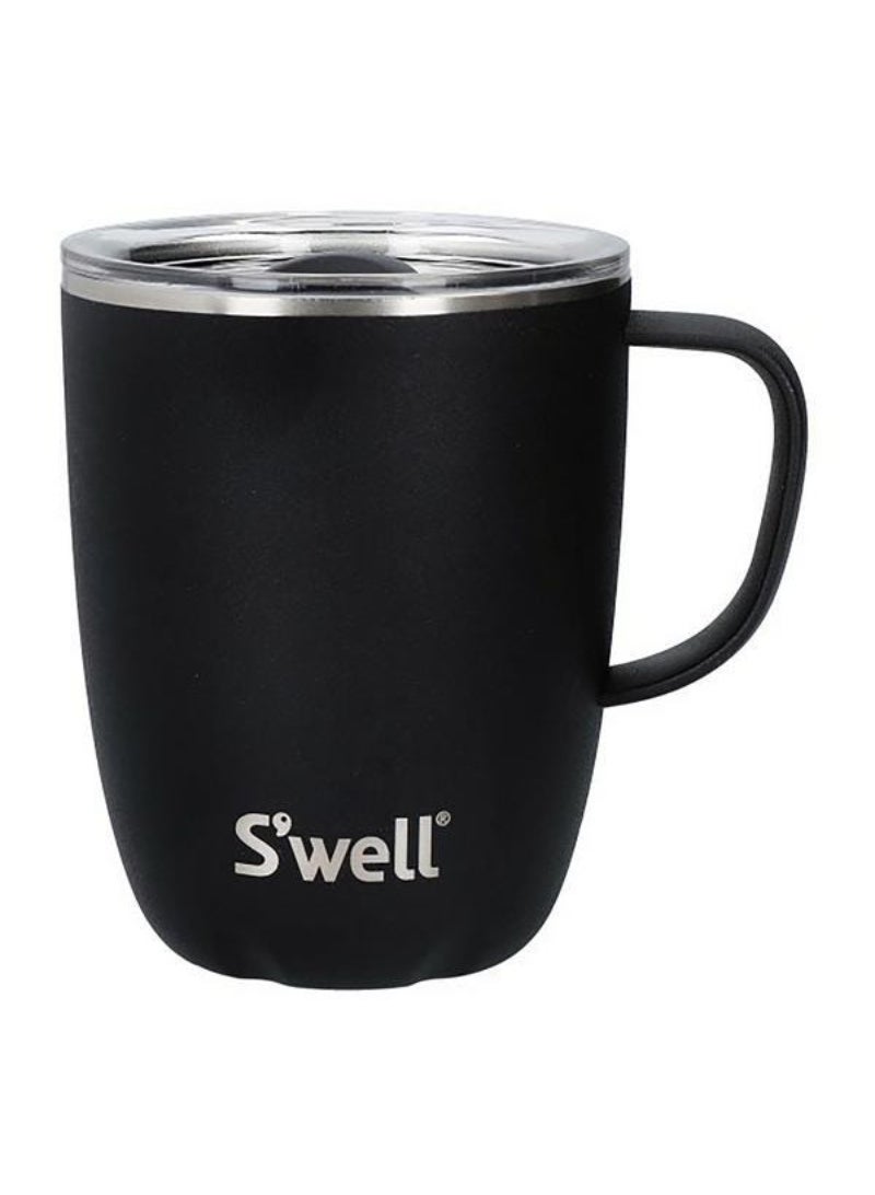S'well S’well Triple Layered Vaccum Insulated Mug with Lid Oynx 350ml - Image 1