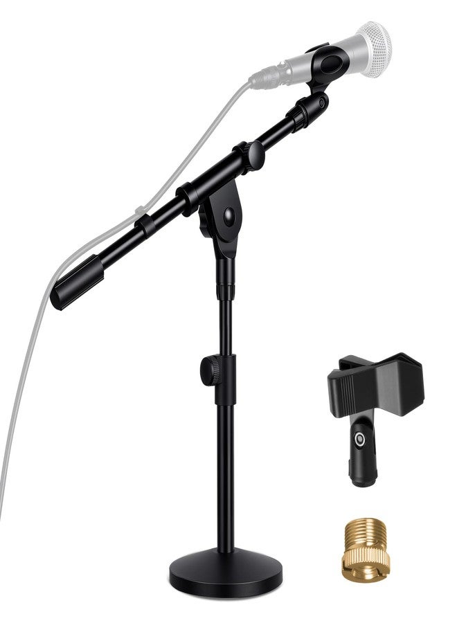 AODSK Desktop Microphone Stand, Height-Adjustable, Compatible with Multiple Microphone Sizes, Non-Slip Stable Base(AS-DMS1) - Image 1