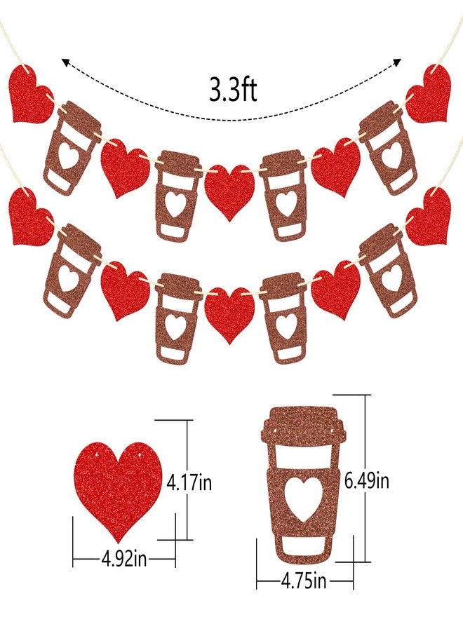 FOZEE Coffee Banner, Coffee Themed Party Decorations, Love is Brewing Bridal Shower Decorations - Image 2