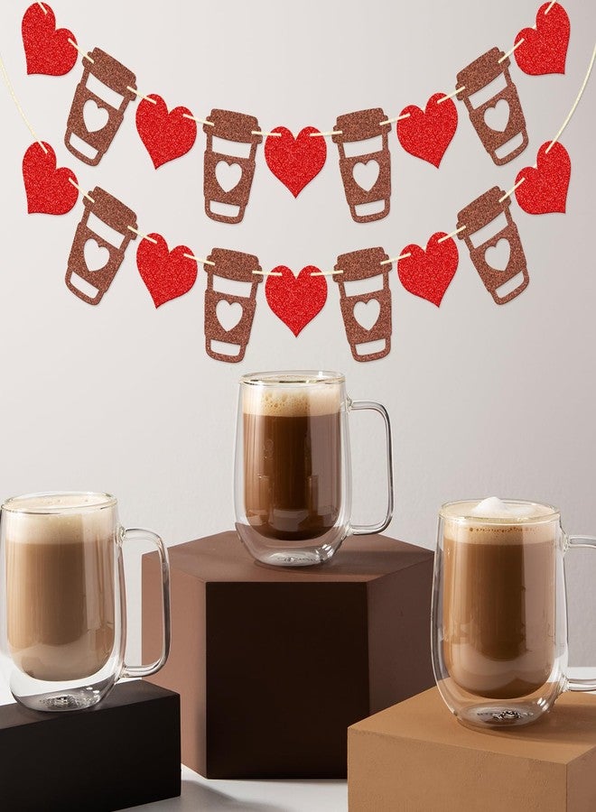 FOZEE Coffee Banner, Coffee Themed Party Decorations, Love is Brewing Bridal Shower Decorations - Image 4