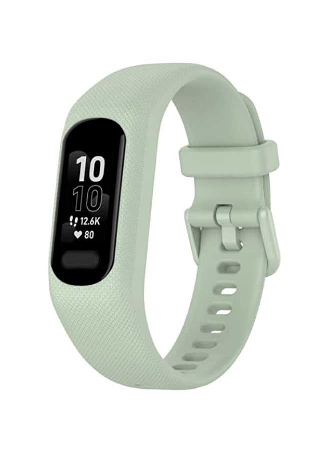 HuHa HuHa Band For Garmin Smart 5 Solid Color Silicone Watch Band Mint Green  - Image 1