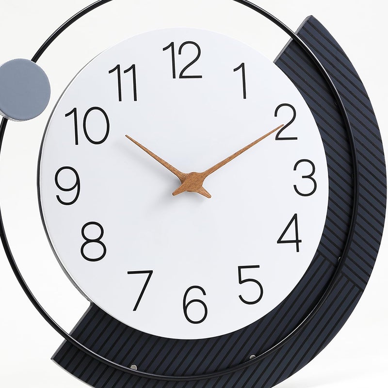 Dankeit Wall Clock,16inch Decorative Wall Clocks,Silent Non-Ticking Quality Quartz Wall Clock Battery Operated,Large Wall Clock for Living Room,Kitchen,Home,Bathroom,Bedroom Wall Decor - Image 2