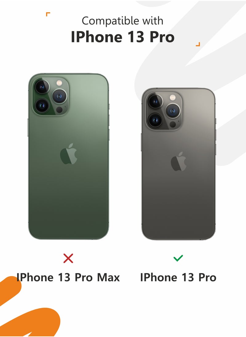 MOBILIUS - for iPhone 13 Pro Case, Soft Anti-Scratch Microfiber Lining, Compatible with MagSafe, Shockproof Phone Case for iPhone 13 Pro, Gray-green - Image 1