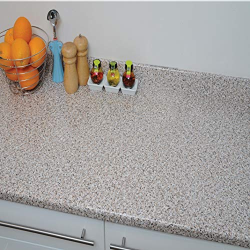 d-c-fix 346-0181-2PK Decorative Self-Adhesive Film, Brown Granite, 17" x 78" Roll, 2-Pack - Image 5