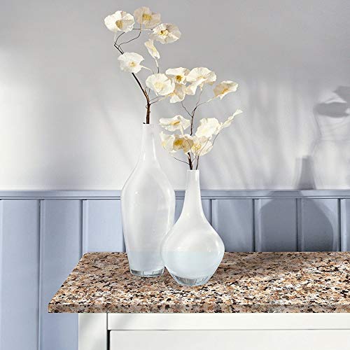 d-c-fix 346-0181-2PK Decorative Self-Adhesive Film, Brown Granite, 17" x 78" Roll, 2-Pack - Image 3