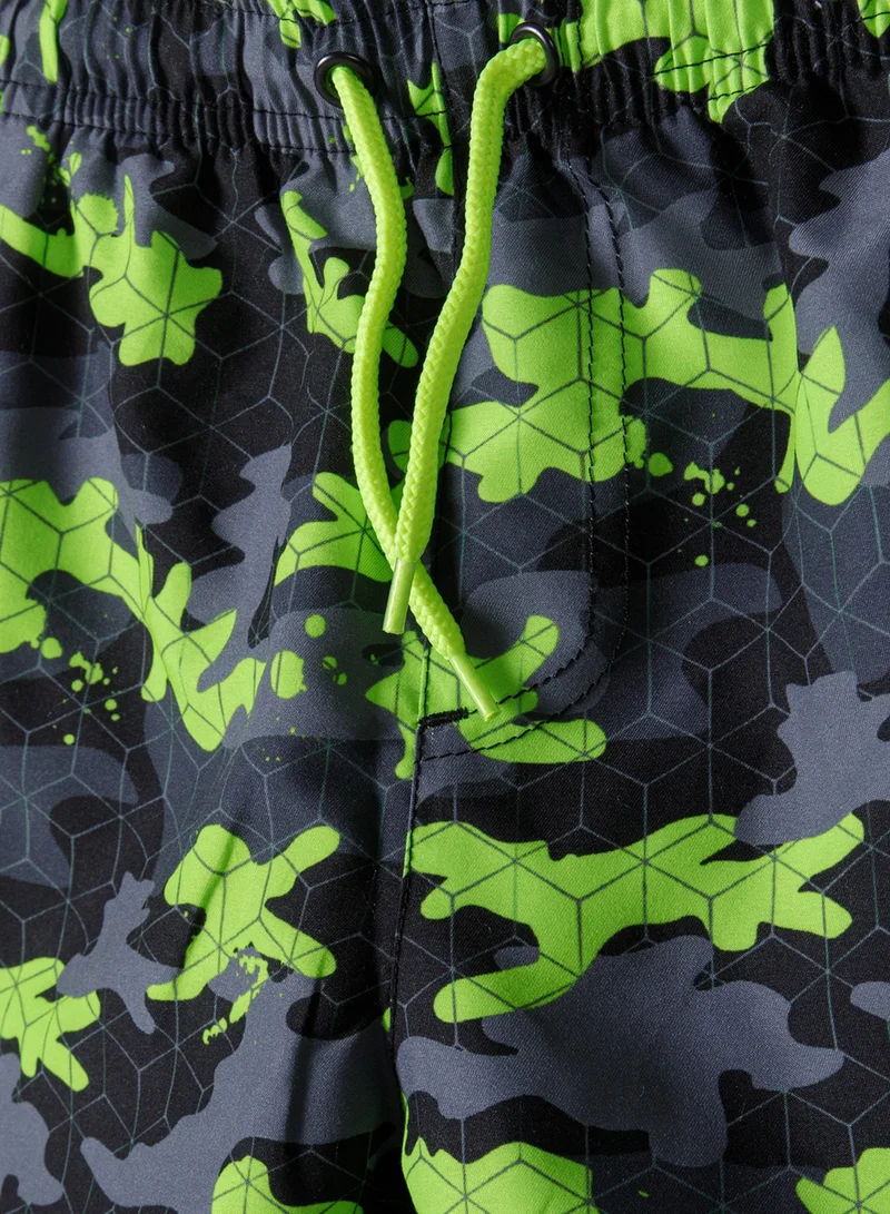MINOTI Kids Boys Printed Board Short