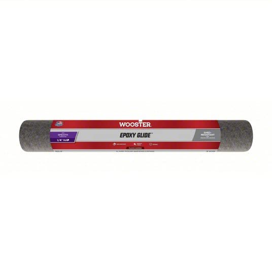 Wooster Brush R232 18 inch Epoxy Glide 1/4 inch Nap Roller Cover, Pack of 6 - Image 2