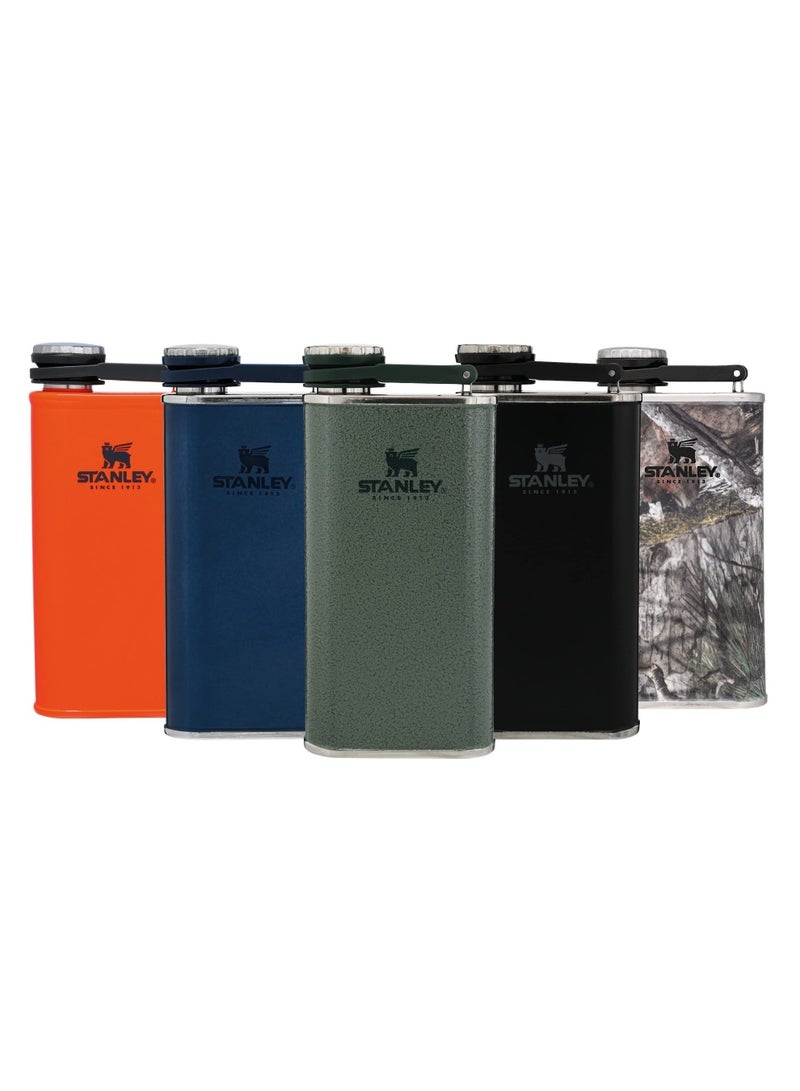 Stanley Stanley Classic Wide Mouth Flask 0.23L / 8OZ Mossy Oak with Never-Lose Cap  â€“ Wide Mouth Stainless Steel Hip Flask for Easy Filling & Pouring | Insulated BPA FREE Leakproof Flask | Lifetime Warranty  - Image 2