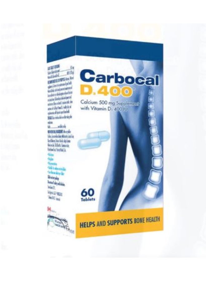 CARBOCAL D 400 Tablets Calcium And Vitamin D