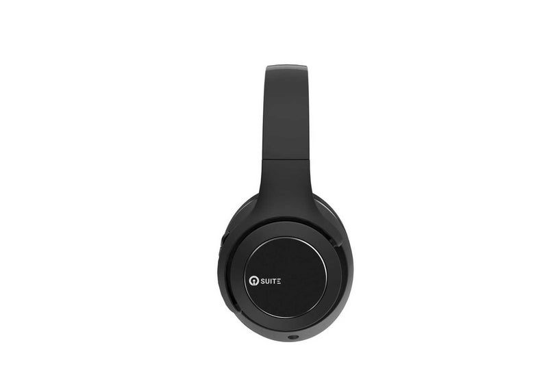 iOsuite Focus 12 Wireless Bluetooth Over-Ear Headphones, 75H Playtime, Bluetooth 6.0, 40mm Drivers, 3 EQ Modes, Clear Calls, Foldable Design – Black - Image 2
