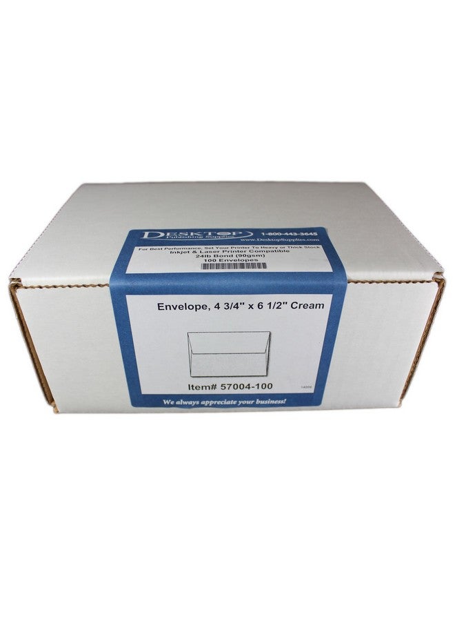 Desktop Publishing Supplies Envelope A6 4 3/4" X 6 1/2" Cream 100 Pack - Image 2