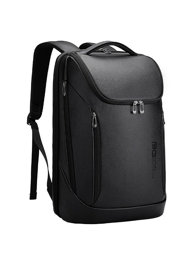 بانجي حقيبة ظهر Bange 6623 من الجلد لأجهزة الكمبيوتر المحمولة مقاس 15.6 بوصة - Image 2