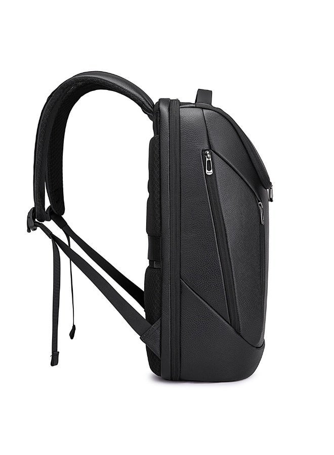 بانجي حقيبة ظهر Bange 6623 من الجلد لأجهزة الكمبيوتر المحمولة مقاس 15.6 بوصة - Image 5