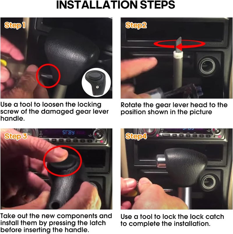 Dade Automatic Shift Knob 1992-1998 357 713 139A Compatible for VW MK3 Jetta Golf Cabrio Passat - Image 5