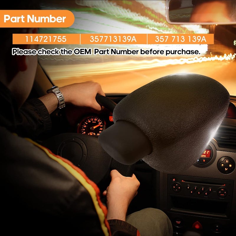 Dade Automatic Shift Knob 1992-1998 357 713 139A Compatible for VW MK3 Jetta Golf Cabrio Passat - Image 4