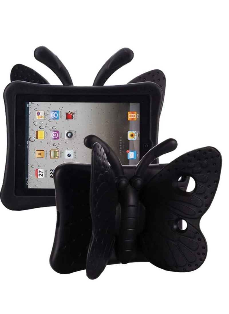Raxoom iPad 6th Generation Case for Kids iPad 9.7 inch Case Light Weight Shockproof EVA Foam Protective Tablet Stand Cover Holder for Apple iPad Air/Air 2 iPad 9.7 2017 2018 Cute Butterfly - Image 1