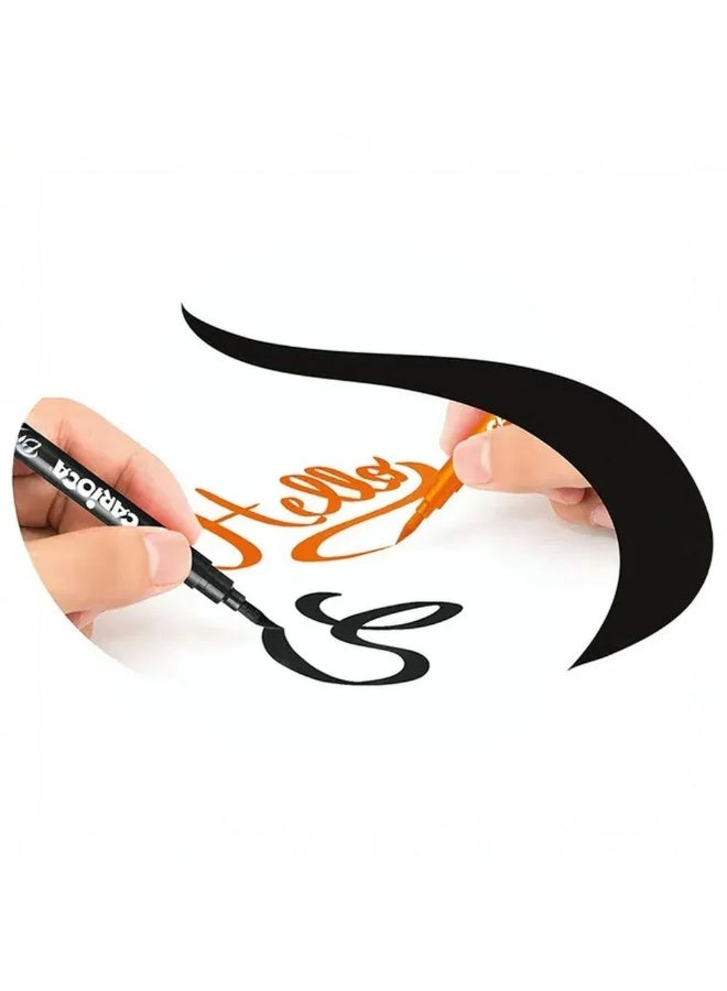 كاريوكا طقم أقلام تلوين كاريوكا بسن فرشاة - 10 ألوان مائية متنوعة - Image 3