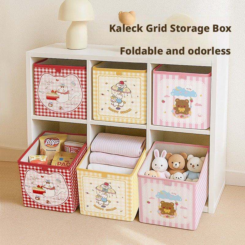 Cartoon Foldable Storage Box for Home Organization - Image 1