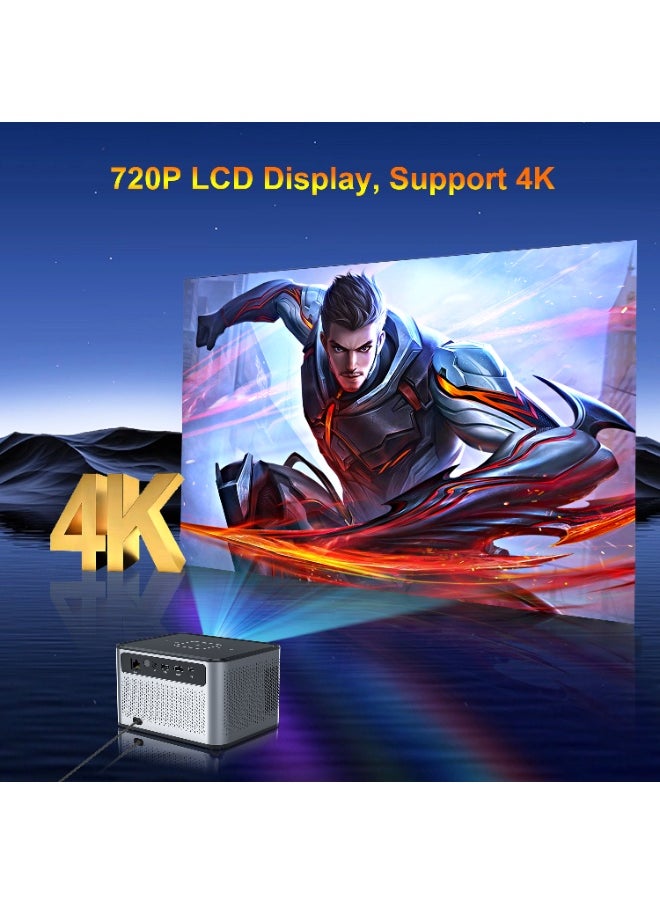 General - Smart Projector X3 Pro H716 HD Bluetooth 4K Projector Portable Electric Focus + 4-Point Keystone Correction - Image 1