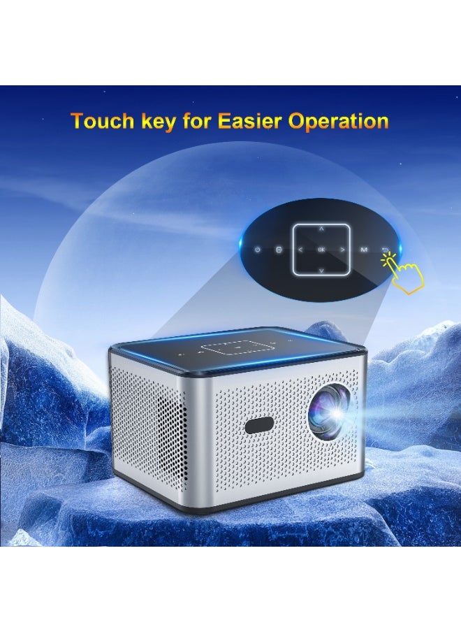 General - Smart Projector X3 Pro H716 HD Bluetooth 4K Projector Portable Electric Focus + 4-Point Keystone Correction - Image 1