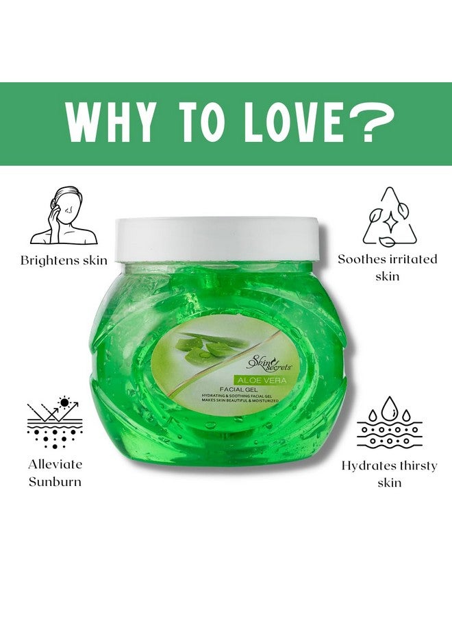 Skin Secrets Aloe Vera Facial Massage Gel With Aloe Vera Extract| 500Gm - Image 4