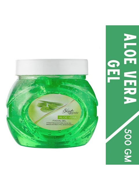 Skin Secrets Aloe Vera Facial Massage Gel With Aloe Vera Extract| 500Gm |  Best Price Kuwait | Salmiya, Jabriya