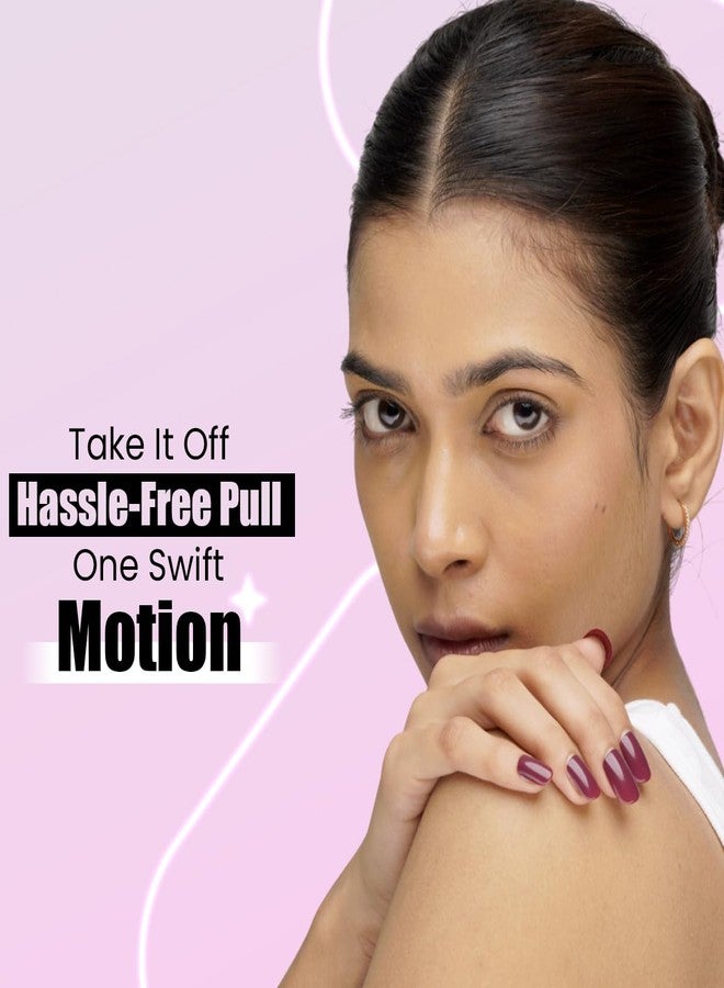 سانفي أظافر سانفي اللاصقة الفورية - بلودي ماري | مجموعة من 24 ظفرًا صناعيًا قابلاً لإعادة الاستخدام | سريعة، خفيفة الوزن، مظهر صالونات التجميل، تدوم حتى 3 أسابيع | للمهرجانات والمناسبات الخاصة - Image 5