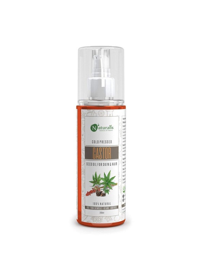 Naturalis Naturalis Essence Of Nature Trio of castor/coconut/almond Oil for Skin & Hair (200ml Each)  - Image 4