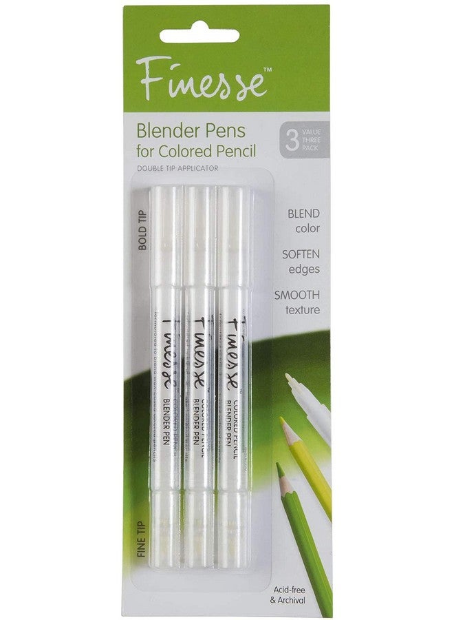 سبيد بول مجموعة أقلام تلوين Finesse Artist من Speedball Art Products، عبوة من 3 قطع - Image 1