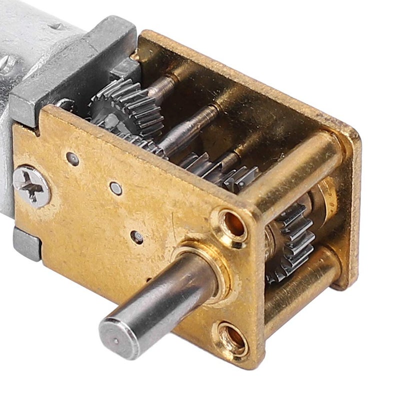 HURRISE Gear Motor Gear Reducer Brush DC Motors for Electronic Devices (DC3V 30RPM) - Image 4