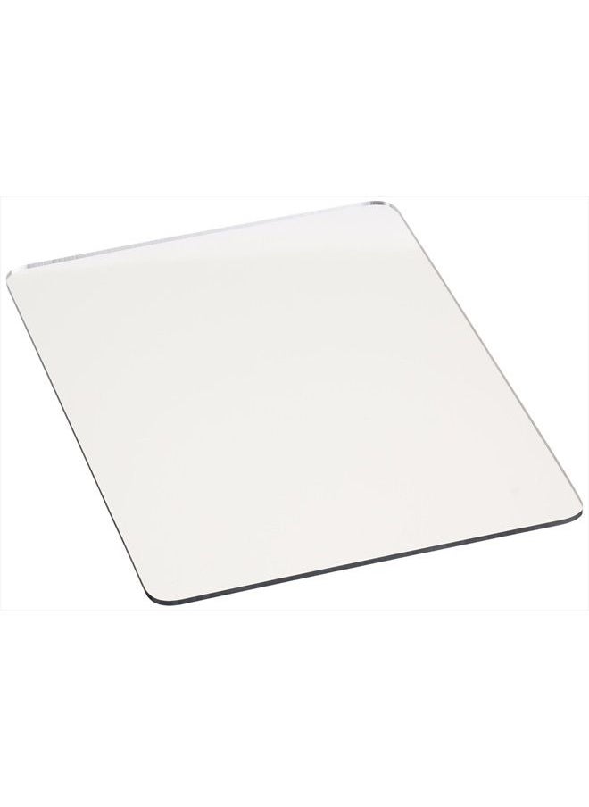 School Smart Rounded Corner Personal Acrylic Mirror with Magnetic Back, 5 L x 7 W in, Assorted Transparent Color - 247465  - Image 1