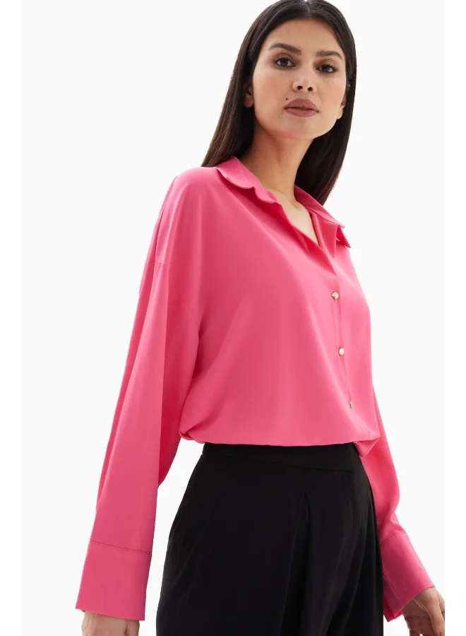 Wecre8 Pink Classic Blouse