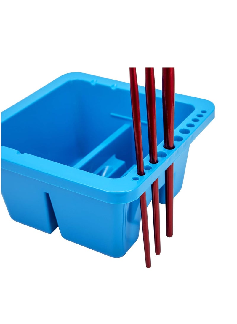 MYLIFEUNIT MyLifeUNIT Paint Brush Cleaner, Paint Brush Holder and Organizers for Acrylic, Watercolor, and Water-Based Paints (Blue) - Image 3