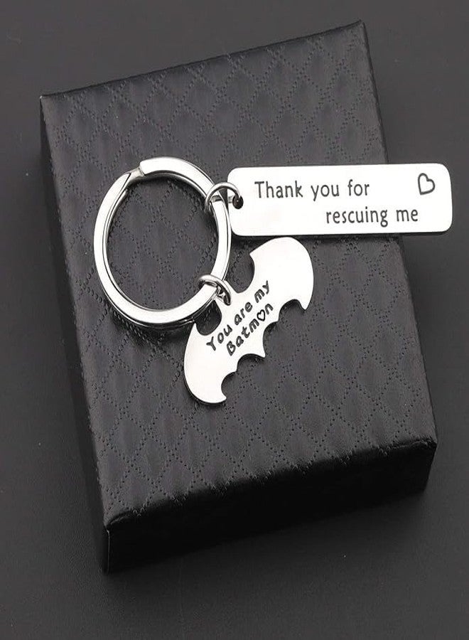 لوجيب بيردجوت Lywjyb Birdgot هدية شكر أنت عزيز عليّ سلسلة مفاتيح شكرًا لك على إنقاذي سلسلة مفاتيح هدايا شكر للأب أو الحبيب (مفتاح الإنقاذ) - Image 4