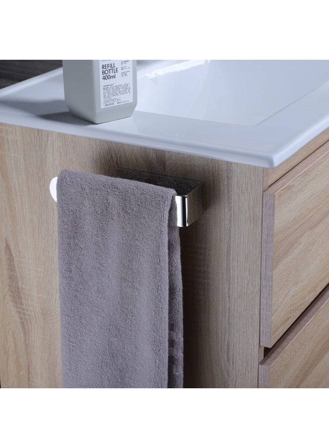 Hand Towel Holder Adhesive Towel Bar Open Ring Polished Stainless Steel Rack for Bathroom and Kitchen, SUS 304 - Image 3