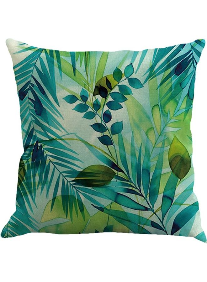 NIBEMINENT Cotton Linen Throw Pillow Cover Multicolour 45x23cm - Image 1