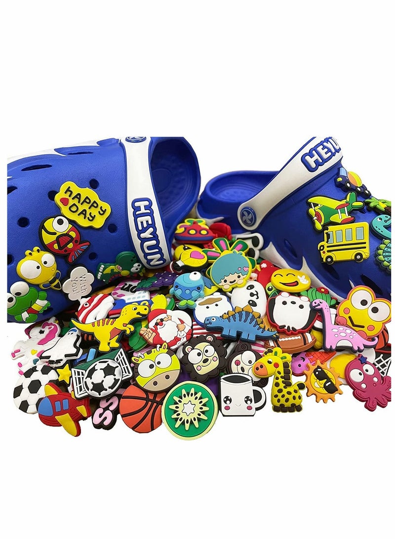 KASTWAVE Shoe Decoration Charms, PVC Shoe Charms for Croc, Different Shapes, Shoes Buckle, Party Gift for Kids and Teens Girls ( 102 Pack ) - Image 4